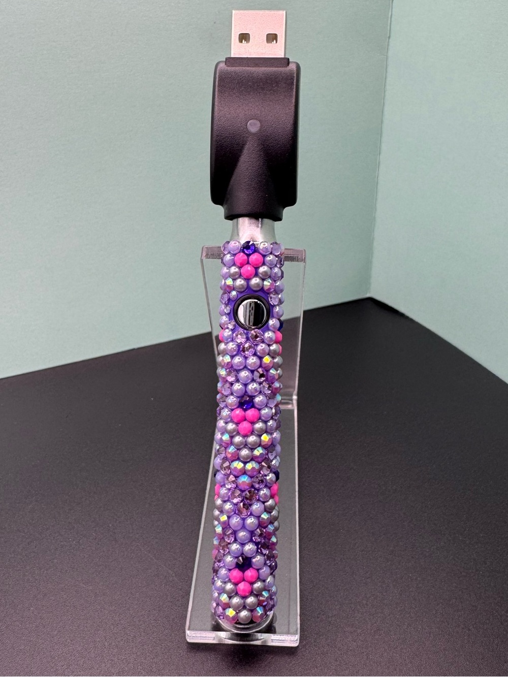 Rhinestone 510 Threaded Battery